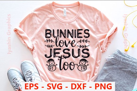 Easter Design, Bunnies Love Jesus Too: Blending Sacred Symbols with Seasonal Creativity