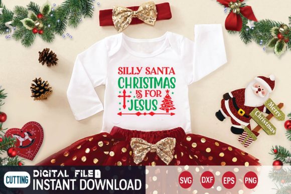Evaluating the Silly Santa Christmas Is for Jesus SVG Design