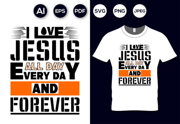 I Love Jesus T-shirt Design: Merging Faith and Fashion with Purpose