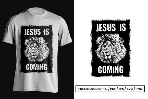 Jesus is Coming Vector T-Shirt Design