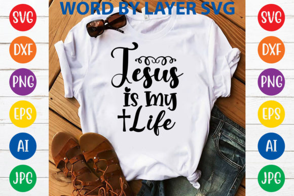 Jesus is Life SVG Design: A Versatile Tool for Faith-Focused Creativity