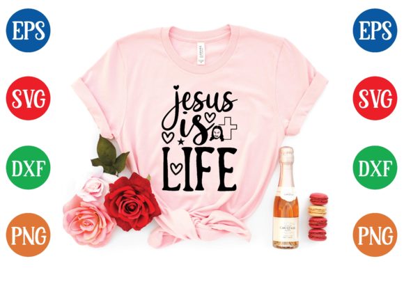 Jesus is Life SVG: Faith-Based Designs for Modern Creators