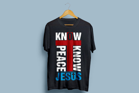 Unique Know Jesus Peace T-Shirt Design: A Faith Statement for a Modern World